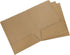 PATIKIL Two-Pocket Folders, 3 Pack A4 Letter Files, Portfolio Storage Organizer Folder for Office, Business, Brown