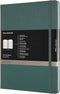 Moleskine PRO Notebook, Hard Cover, XL (7.5" x 9.5"), Professional Project Planning, Forest Green, 192 Pages