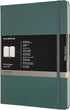Moleskine PRO Notebook, Hard Cover, XL (7.5" x 9.5"), Professional Project Planning, Forest Green, 192 Pages