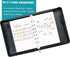 Dotted Filler Paper Pack of 100 Sheets, 7 Hole Punched Planner Refills, 5 1/2 x 8 1/2 Inches, Fit 3 or 7 Ring Mini