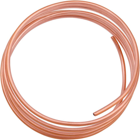 Copper Tubing, 5/16" OD x 6.56 Ft for DIY Handicrafts, Jewelry, Crafts, and Industry