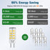 GY6.35 Bulb, 4W(50W 12V-24V 3000K, 500 T4 GY6.35 Bulbs Non-Dimmable, Pack 5 Maelsrlg LED Equivalent), AC/DC, Warm White