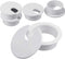 4 Packs Desk Grommet, 1-3/8 Inch Plastic Cord Cable Hole Cover for Computer Table Wire Organizer