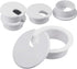 4 Packs Desk Grommet, 1-3/8 Inch Plastic Cord Cable Hole Cover for Computer Table Wire Organizer