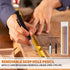 Multi-Function Scribing Tool, Aluminum Alloy Construction Tool with Deep Hole Pencil for DIY Woodworking and Contour