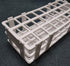 3 Packs Plastic Test Tube Rack, 24 Holes Lab Test Tube Rack Holder for 25mm Test Tubes, White, Detachable (24 Holes)