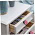 3pcs DOITOOL Vanity Stool Kitchen Cabinet Knobs Shining Alloy Door Knobs Dressing Table Hardware Mushroom