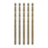 5pcs Cobalt Drill Bits 1/8 Inch – M35 Metal Drill Bit Set, Split Point Tip for Steel, Hard Metal, Cast Iron (1/8" x