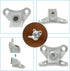 BokWin 12 Pack Butterfly Corner Brace Detachable Corner Brace L Bracket - Metal Right Angle Brackets for Wood Furniture