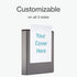 Oxford 1.5" Round Ring Binders, View Binder with Covers on 3 Sides, Non-Stick, PVC-Free, Black, 350 Sheet Capacity