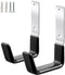 Heavy Duty Steel Garage Hooks, Anti-Slip Utility Hooks for Garage Storage, Garden Tool Organizer, Wall Mount Hooks