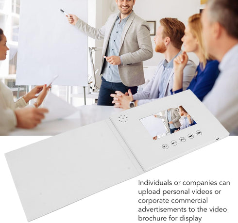 Album (4.3inch) Video Greeting Card, Video Brochure Electronic Greeting Card with LCD Screen, Video Book that Plays