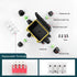 SZFUDIGO PA66 IP68 4 4 Sets Black Nylon Way B Waterproof Junction Box, Includes of Waterproof Rubber Plugs, Suitable