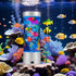 1ft Bubble Fish Lamp, LED Aquarium Sensory Light, Colorful Bubble Tube for Bedroom, Kids Room, Living Room, Party