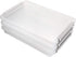 BTSKY 3 Pack A4 Plus Clear Plastic Stackable Storage Box, Desk Paper Organizer with Buckle, Document Holders