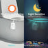 4 Pack 16 4in1) LAVAED Toilet Nights Lights Color Changing,Motion Sensor Activated Detection LED Projection Nightlight