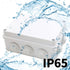 MAKERELE IP65 Watertight Electrical Box, Plastic Waterproof Dustproof Universal Electrical Project Enclosure, White
