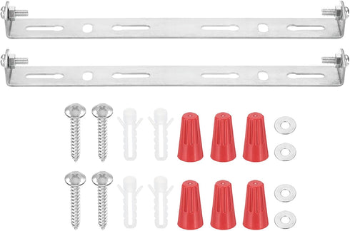 PATIKIL 175mm (6.9") Universal Light Fixture Mounting Bracket Kit, 2 Set Light