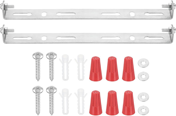 PATIKIL 175mm (6.9") Universal Light Fixture Mounting Bracket Kit, 2 Set Light