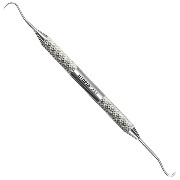Utopia Care Professional Dental Tartar Scraper Tool, 6.5 Inch Double Ended Tartar Remover