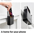 elago Phone Holder Mount, Compatible with All Phone Models, Screw Mounting, Available Wired Charging, Black