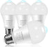 Motion Sensor Light Bulbs, 13W (100W Equivalent), 5000K Daylight, Dusk to Dawn Security LED Bulb, 4 Pack