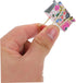 STOBOK 7pcs Tiny Binder Clips, Metal Paper Clips, Small File Clips, Cute Stainless Steel Document Clips for Office