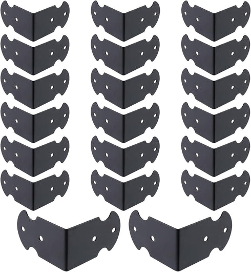 Geesatis 1.6" X 0.7" Set of 20 Right Angle Decorative Corner Protector