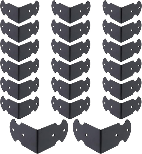 Geesatis 1.6" X 0.7" Set of 20 Right Angle Decorative Corner Protector
