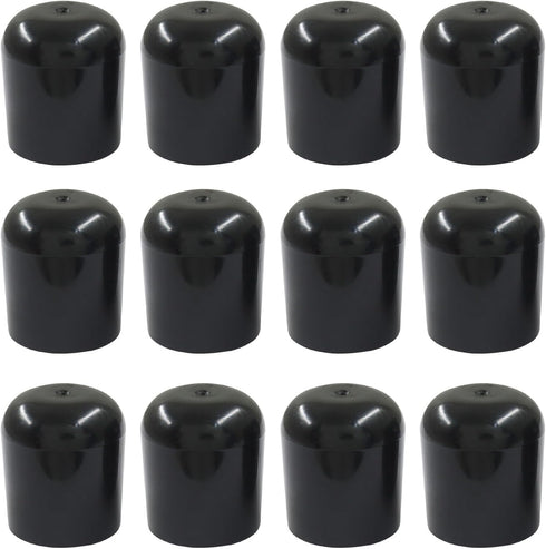 Murtenze 36 Pack Folding Chair Leg Caps, 7/8 Inch Plastic Chair Leg Covers,