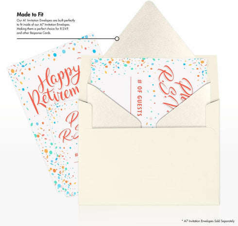 LUXPaper 4Bar A1 Contour Flap Invitation Envelopes | 3 5/8" x 5 1/8" | Quartz Metallic | 80lb. Text | Qty 50