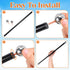 22" iplusmile Lamp Post Cross Arm Replacement: Cross Arm Ladder Rest Handle with Removable Decorative Spheres