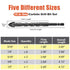 15 in 1 Concrete Drill Bit Set, 3/16" to 1/2" Inch Carbide Drill Bits for Masonry and Wood