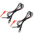 2Pcs Oscilloscope Probes, Clip Test Grabbers, Coaxial Cable Mini BNC to Dual Testing Plunger Hook