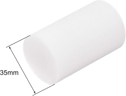 uxcell Paint Roller Cover, 2 Inch Mini High-density Foam Brush for Household Wall Painting, 6Pcs