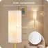 Dimmable Bulb 3000K-6500K, DE06LD05W1 Floor Lamp for Living Room with Remote and Foot Switch, Standing Tall Lamp