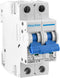Miniature Circuit Breaker HSB6C 16Amp Current 2 Pole Type C 6kA Breaking Capacity Din Rail Mounting