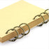 XMHF 50pcs 1-inch Book Rings, Metal Loose Leaf Binder Ring Clips for Notebook and Planner