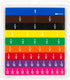 EAI Education Fraction Tiles with Tray: Numbered - Set of 51