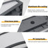 Modern Aluminium Wall Mount Lamp,Waterproof Outdoor Black Sealed Step Lighting Transmission Exterior Sconce Classic LED