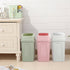 Teyyvn 7 Liter / 1.8 Gallon Plastic Trash Can with Swing Lid (Pink)