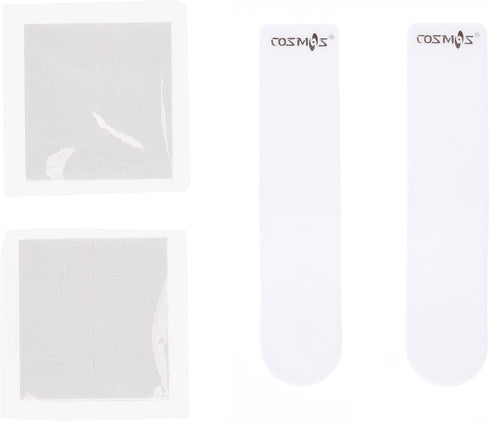 Cosmos Pack 2 of White Toilet Seat Pad Cover Lifter Lift Handle