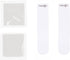 Cosmos Pack 2 of White Toilet Seat Pad Cover Lifter Lift Handle