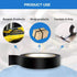 Wapodeai 3PCS Flame Retardant Electrical Tape, Premium Black Waterproof, High Temperature Resistance, 0.62 in X 49 ft