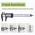Digital Caliper 0-6" Measuring Tool, Micrometer Caliper with Auto-Off Feature, Inches and Millimeters for Jewelry