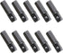 10PCS Power Tool Replacement Part, 1/4 Inch Hex Shank to Square Impact Socket Adapter