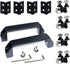KOOTANS 2 Sets Door Handle and Frame Hinges Install Kit for 20x20 Aluminum Extrusion Profile Slot