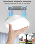 3000K/4000K/6500K, Dimmable, Closet 1Pack Rechargeable Motion Sensor Ceiling Light with Remote, Magnetic Wireless