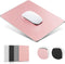 HONKID Metal Aluminum Mouse Pad in Pink, Thin Hard Waterproof Mouse Mat for Laptop and PC