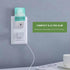 Chrobak LED Night Light,Elegant Teal Green Glitter Sparkle Confetti LED Night Light Plug into Wall with Dusk to Dawn